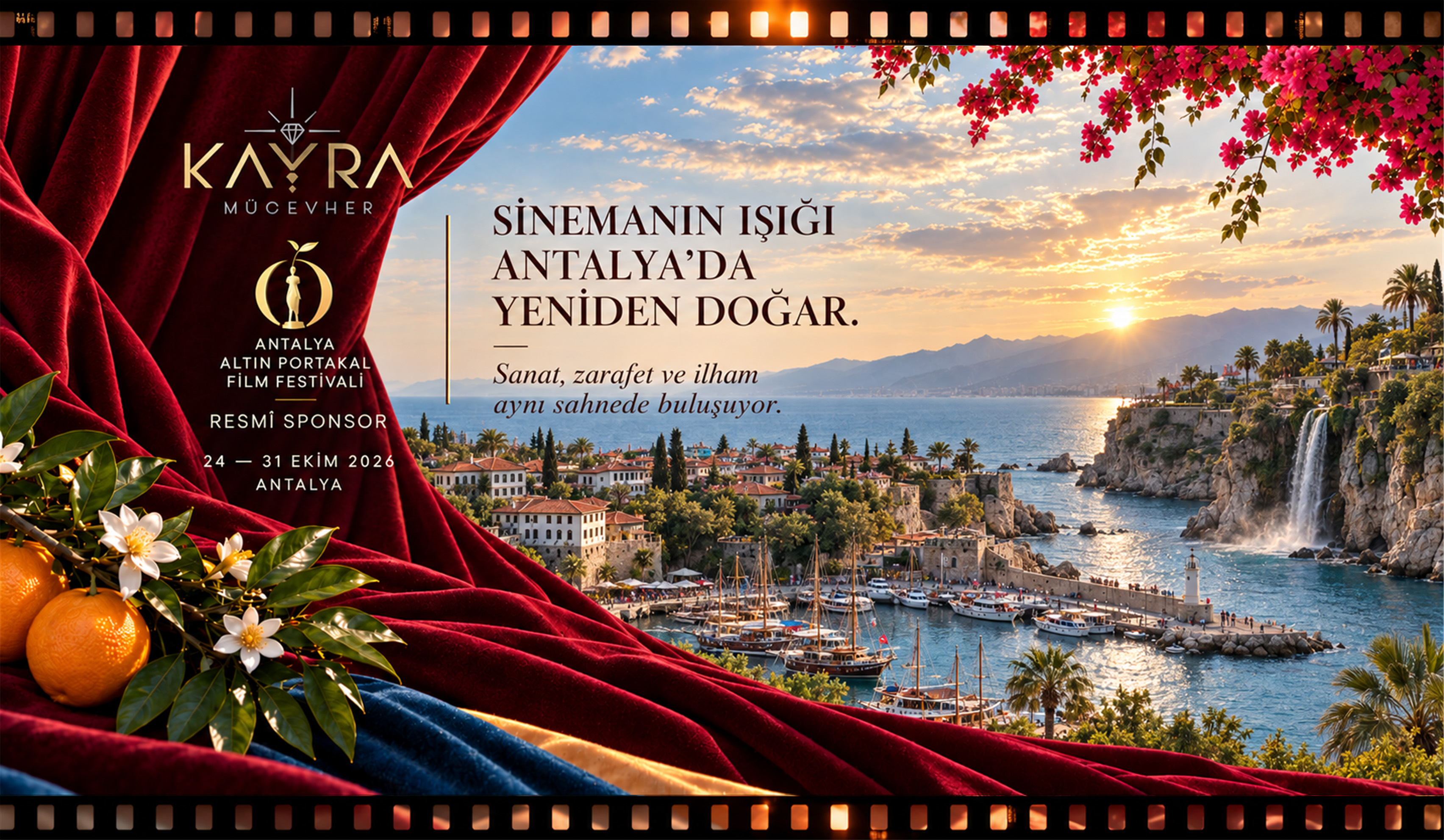 Sinema'nın Işığı Antalya da Yeniden Doğar