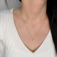 Sade S Harfli Altın Kolye BM128