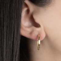 Ajda Altın Halka Küpe AHK53