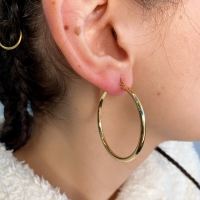 Altın Halka Küpe AHK32