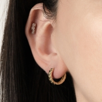 Altın Halka Küpe AHK41