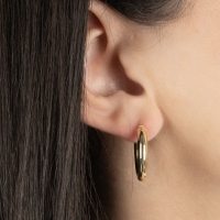 Altın Halka Küpe AHK48