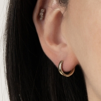 Altın Halka Küpe AHK65