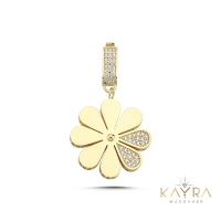 Çiçek Altın Kolye Ucu AH129