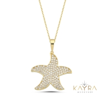 Deniz Yıldızı  Altın Kolye Ucu AH121