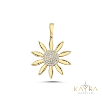 Papatya  Altın Kolye  Ucu AH130