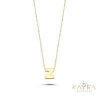 Sade Z Harfi Altın Kolye BM135