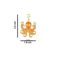 Ahtapot Özel Tasarım Altın Çharm D837