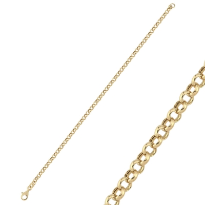 Altın 18 cm Çharm Bileklik CK18