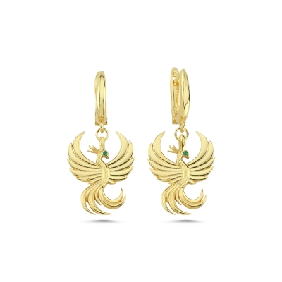 Anka Kuşu Altın Küpe TDM