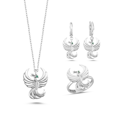 Anka Kuşu Beyaz Altın Takım TKM24