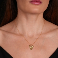 Anka Kuşu Taşsız Altın Kolye TSR460