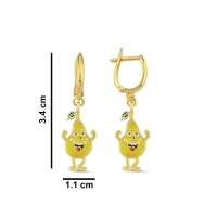 Armut Özel Tasarım Altın  Küpe 133