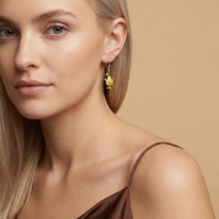 Armut Özel Tasarım Altın  Küpe 133