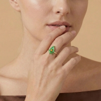 Avakado Özel Tasarım Altın Yüzük Y599