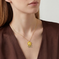 Ayçiçeği Özel Tasarım Altın Takım AYC1007