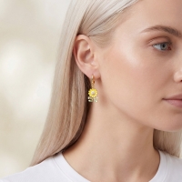 Ayçiçeği Özel Tasarım Altın Takım AYC1007