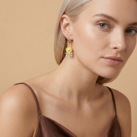 Ayçiçeği Özel Tasarım Altın Takım AYC1007