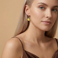 Ayva Özel Altın Tasarım Küpe169