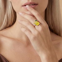 Ayva Özel Tasarım Altın Yüzük D569