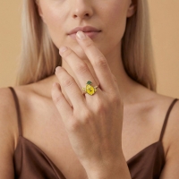 Ayva Özel Tasarım Altın Yüzük D569