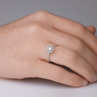 Baget Pırlanta Yüzük PÇY24