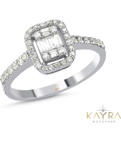 Baget Taşlı Pırlanta Yüzük PÇY28