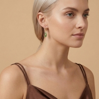 Bezelye Özel Tasarım Altın Küpe K167