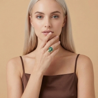 Brokoli Özel Tasarım Altın Yüzük Y527 