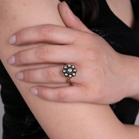 Büyük Gül Elmas Yüzük EGF01