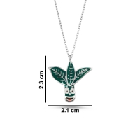 Çay Özel Tasarım Beyaz Altın Kolye B54