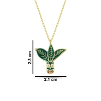 Çay Özel Tasarım Altın Kolye D53
