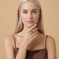 Çay Özel Tasarım Altın Yüzük Y553