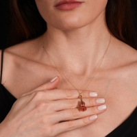 Çello Mineli Altın Kolye Ucu KY20