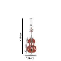 Çello Mineli Beyaz Altın Kolye MZ20