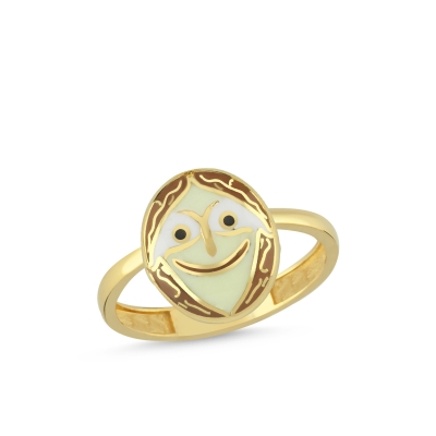 Ceviz Özel Tasarım Altın Yüzük Y617