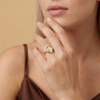 Ceviz Özel Tasarım Altın Yüzük Y617