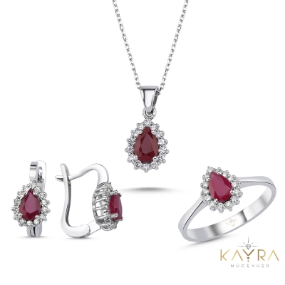 Damla Yakut ve Pırlantalı Takım PT03