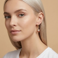 Fındık Özel Tasarım Altın Küpe BR191