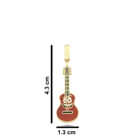 Gitar Mineli Altın Kolye Ucu PK16
