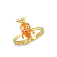 Havuç Özel Tasarım Altın Yüzük Y511