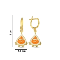 İncir Özel Tasarım Altın Küpe B189