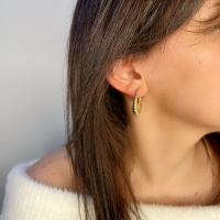 İstiridye Altın Küpe  AHK116