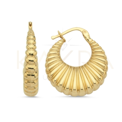 İstiridye Altın Küpe  AHK116