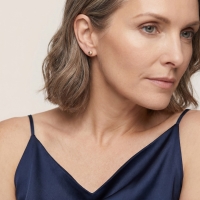 Kalemli Top Altın Küpe APK03