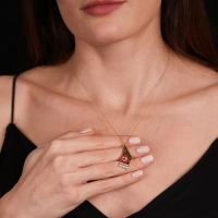 Kanun Mineli Altın Kolye MZK13