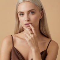 Karpuz Özel Tasarım Altın Yüzük Y613