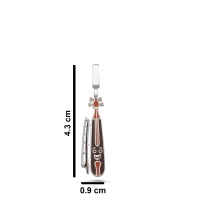 Kemençe Mineli Beyaz Altın Kolye MZ12