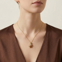 Kivi Özel Tasarım Altın Kolye D116