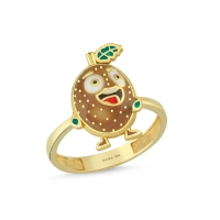 Kivi Özel Tasarım Altın Yüzük Y615